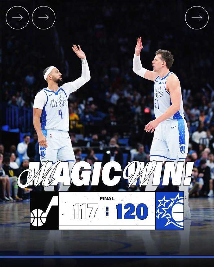 魔术17分大逆转，双杀爵士！班凯罗23分7板8助，3J首秀22分5板